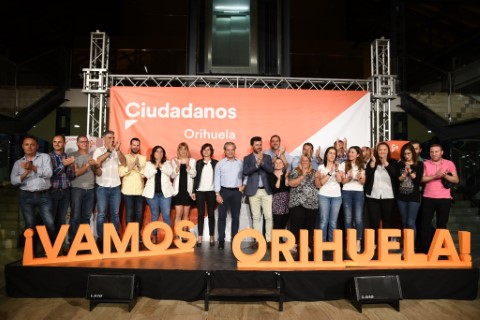 Los diputados nacionales de Ciudadanos, De Quinto y López-Bas, apoyan la candidatura del partido en Orihuela y a su cabeza de lista, José Aix