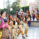 Desfile de abanderadas, en las Fiestas de la Reconquista y de Moros y Cristianos 2019, en Orihuela (14 julio 2019)_18