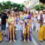 Desfile de abanderadas, en las Fiestas de la Reconquista y de Moros y Cristianos 2019, en Orihuela (14 julio 2019)_25