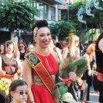 Desfile de abanderadas, en las Fiestas de la Reconquista y de Moros y Cristianos 2019, en Orihuela (14 julio 2019)_31
