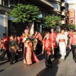 Desfile de abanderadas, en las Fiestas de la Reconquista y de Moros y Cristianos 2019, en Orihuela (14 julio 2019)_35