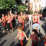 Desfile de abanderadas, en las Fiestas de la Reconquista y de Moros y Cristianos 2019, en Orihuela (14 julio 2019)_36