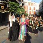 Desfile de abanderadas, en las Fiestas de la Reconquista y de Moros y Cristianos 2019, en Orihuela (14 julio 2019)_39