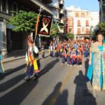 Desfile de abanderadas, en las Fiestas de la Reconquista y de Moros y Cristianos 2019, en Orihuela (14 julio 2019)_43