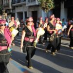 Desfile de abanderadas, en las Fiestas de la Reconquista y de Moros y Cristianos 2019, en Orihuela (14 julio 2019)_52