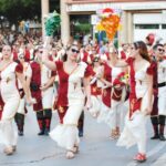 Desfile de abanderadas, en las Fiestas de la Reconquista y de Moros y Cristianos 2019, en Orihuela (14 julio 2019)_71