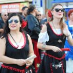 Desfile de abanderadas, en las Fiestas de la Reconquista y de Moros y Cristianos 2019, en Orihuela (14 julio 2019)_83