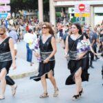 Desfile de abanderadas, en las Fiestas de la Reconquista y de Moros y Cristianos 2019, en Orihuela (14 julio 2019)_85
