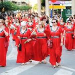 Desfile de abanderadas, en las Fiestas de la Reconquista y de Moros y Cristianos 2019, en Orihuela (14 julio 2019)_94
