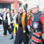 Desfile de abanderadas, en las Fiestas de la Reconquista y de Moros y Cristianos 2019, en Orihuela (14 julio 2019)_99