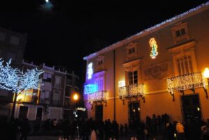 Encendido de luces navideñas y lectura del pregón de Navidad en Orihuela (1 diciembre 2017)_20