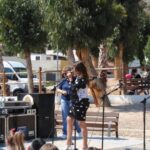 Inauguración de los VIII Murales de San Isidro, por los alumnos del colegio Jesús María de San Agustín y por la cantante oriolana Esmeraldo Grao, en Orihuela (3 mayo 2019)_23