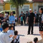 Inauguración de los VIII Murales de San Isidro, por los alumnos del colegio Jesús María de San Agustín y por la cantante oriolana Esmeraldo Grao, en Orihuela (3 mayo 2019)_35
