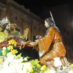 Procesión de la Cofradía de La Samaritana y Hermandad de El Prendimiento el Lunes Santo en Orihuela (26 marzo 2018)_33