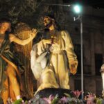 Procesión de la Cofradía de La Samaritana y Hermandad de El Prendimiento el Lunes Santo en Orihuela (26 marzo 2018)_50