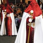 Procesión de las cofradías Santa Cena y El Lavatorio el Miércoles Santo en Orihuela (28 marzo 2018)_11
