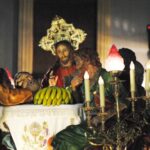 Procesión de las cofradías Santa Cena y El Lavatorio el Miércoles Santo en Orihuela (28 marzo 2018)_16