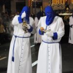 Procesión de las cofradías Santa Cena y El Lavatorio el Miércoles Santo en Orihuela (28 marzo 2018)_56