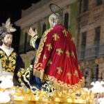 Procesión de las cofradías Santa Cena y El Lavatorio el Miércoles Santo en Orihuela (28 marzo 2018)_74
