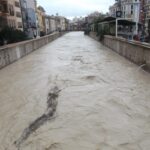Río Segura en Orihuela por el puente de Ociopía, pasarela de Las Salesas y Puente Viejo (19 diciembre 2016)_8
