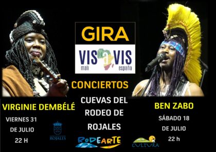 Rojales, evento cultural: Concierto del artista de Mali, Ben Zabo, en su gira 'Vis a vis', organizado por la Concejalía de Cultura