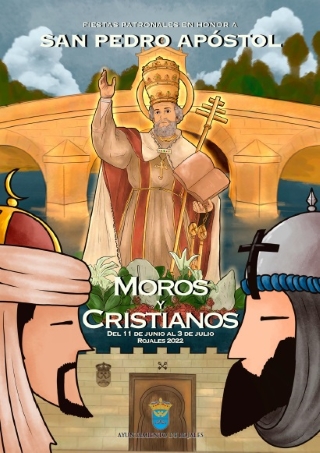 Rojales, evento: Desfile de moros y cristianos, dentro de los actos de las fiestas patronales en honor a San Pedro Apóstol y de Moros y Cristianos organizados por las concejalías de Fiestas, de Cultura, de Deportes y de Juventud Rojales, evento: Desfile de moros y cristianos, dentro de los actos de las fiestas patronales en honor a San Pedro Apóstol y de Moros y Cristianos organizados por las concejalías de Fiestas, de Cultura, de Deportes y de Juventud