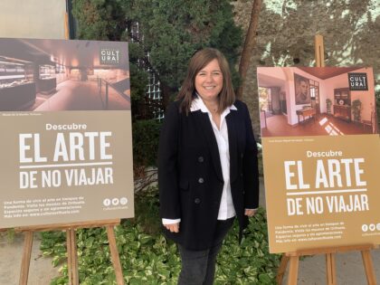 La edil de Cultura, Mar Ezcurra, inicia la campaña 'Redescubre el arte de no viajar' dirigida a los oriolanos./TCVB La Concejalía de Cultura impulsa una campaña de difusión de los museos dirigida a los oriolanos para que los redescubran