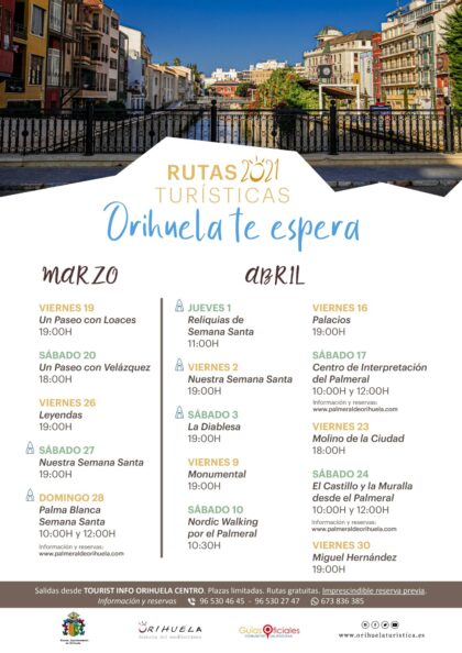 La edil de Turismo y Festividades, Mariola Rocamora./GM Orihuela, evento: Inscripción a las rutas turísticas guiadas 2021 'Orihuela te espera', organizadas por la Concejalía de Turismo
