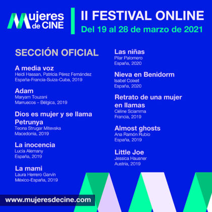 Un total de diez películas hechas por mujeres se pueden ver en este festival./TCVB La Mancomunidad Bajo Segura se convierte en una de las entidades colaboradoras del II Festival On Line 'Mujeres de cine' dentro de las actividades de la celebración del 8M