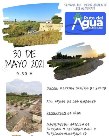 La Concejalía de Turismo y la Diputación de Alicante muestran una nueva ruta del agua creada para enseñar el complejo sistema de riego que formó una huerta única y así apostar por el turismo sostenible