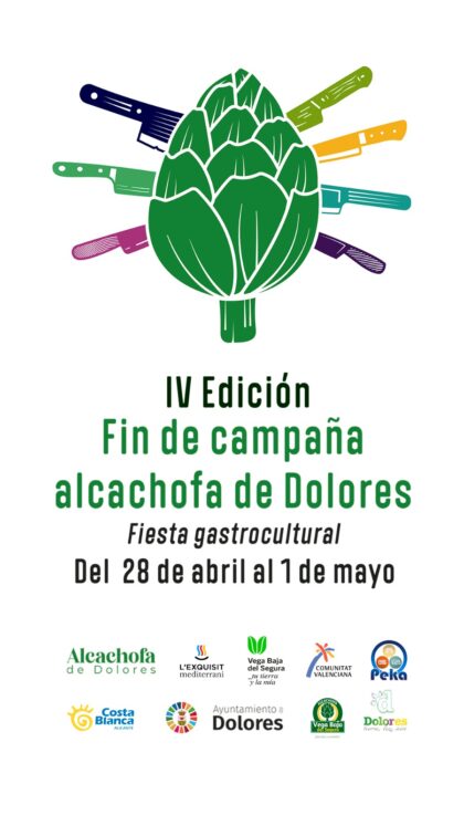 Dolores, evento: Paella gigante con habas y alcachofas de la Vega Baja para todos, dentro de la IV Fiesta Gastrocultural del Fin de Campaña de la Alcachofa organizada por el Ayuntamiento