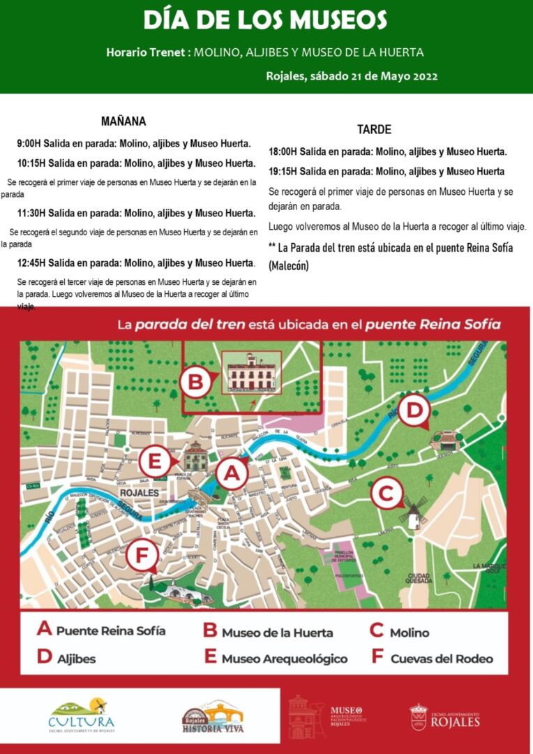Rojales, evento: Servicio del ‘trenet’ para hacer el recorrido de museos, dentro de los actos del Día de los Museos organizados por el Ayuntamiento Rojales, evento: Servicio del ‘trenet’ para hacer el recorrido de museos, dentro de los actos del Día de los Museos organizados por el Ayuntamiento