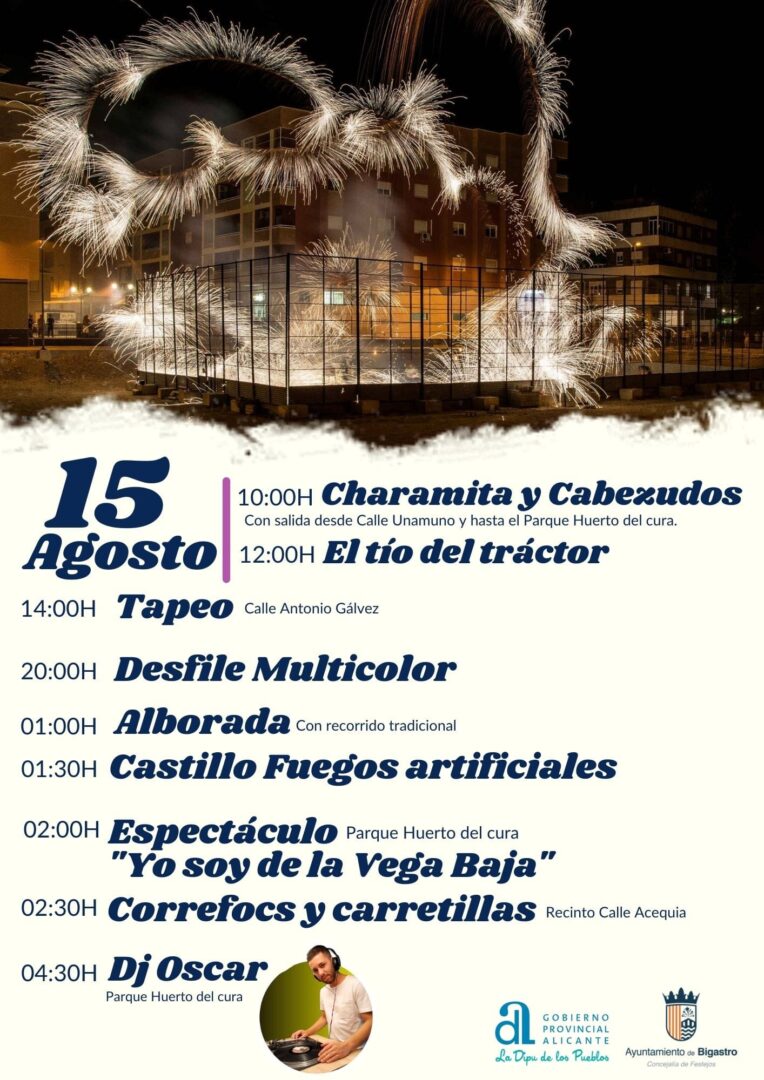 Bigastro, evento: Desfile multicolor, dentro de los actos de las fiestas patronales de San Joaquín 2022 organizados por el Ayuntamiento y la Comisión Bigastro, evento: Desfile multicolor, dentro de los actos de las fiestas patronales de San Joaquín 2022 organizados por el Ayuntamiento y la Comisión