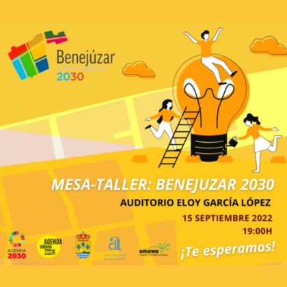 Benejúzar, evento: Mesa-taller 'Benejúzar 2030' para redactar los Planes Estratégicos para el Desarrollo Sostenible, organizada por el Ayuntamiento
