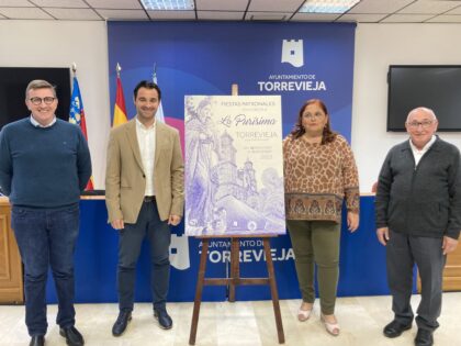 Torrevieja, evento: Inauguración de casetas de Navidad de las ONG's locales, dentro de los actos de las fiestas patronales en honor a La Purísima Concepción 2022 organizados por la Concejalía de Fiestas