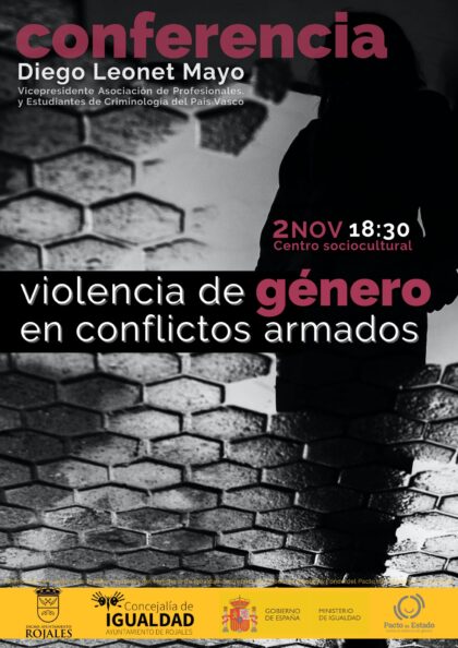 Rojales, evento cultural: Conferencia 'Violencia de género en conflictos armados' con motivo del 25N, Día Internacional de la Eliminación de la Violencia Contra las Mujeres, organizada por la Concejalía de Igualdad