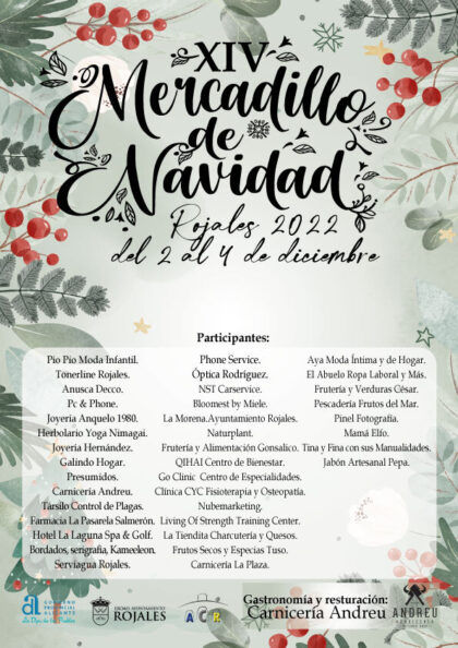Rojales, evento cultural: Concierto del grupo 'Situación Límite', dentro de la programación del XIV Mercadillo de Navidad 2022 organizado por el Ayuntamiento
