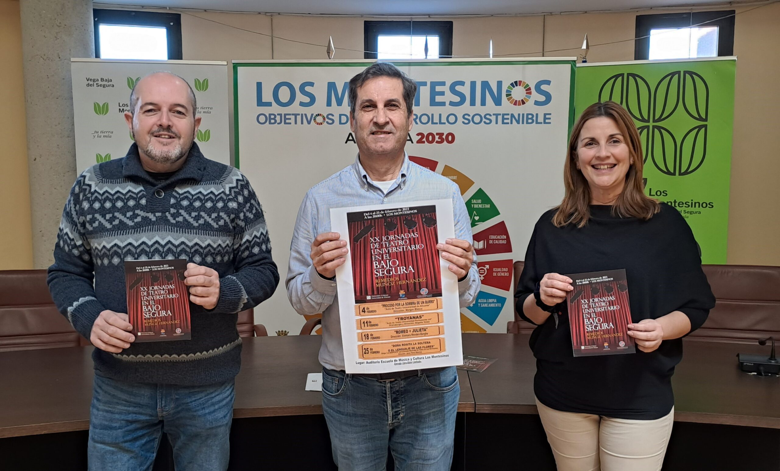 Los Montesinos presenta sus XX Jornadas de Teatro Universitario en el Bajo Segura