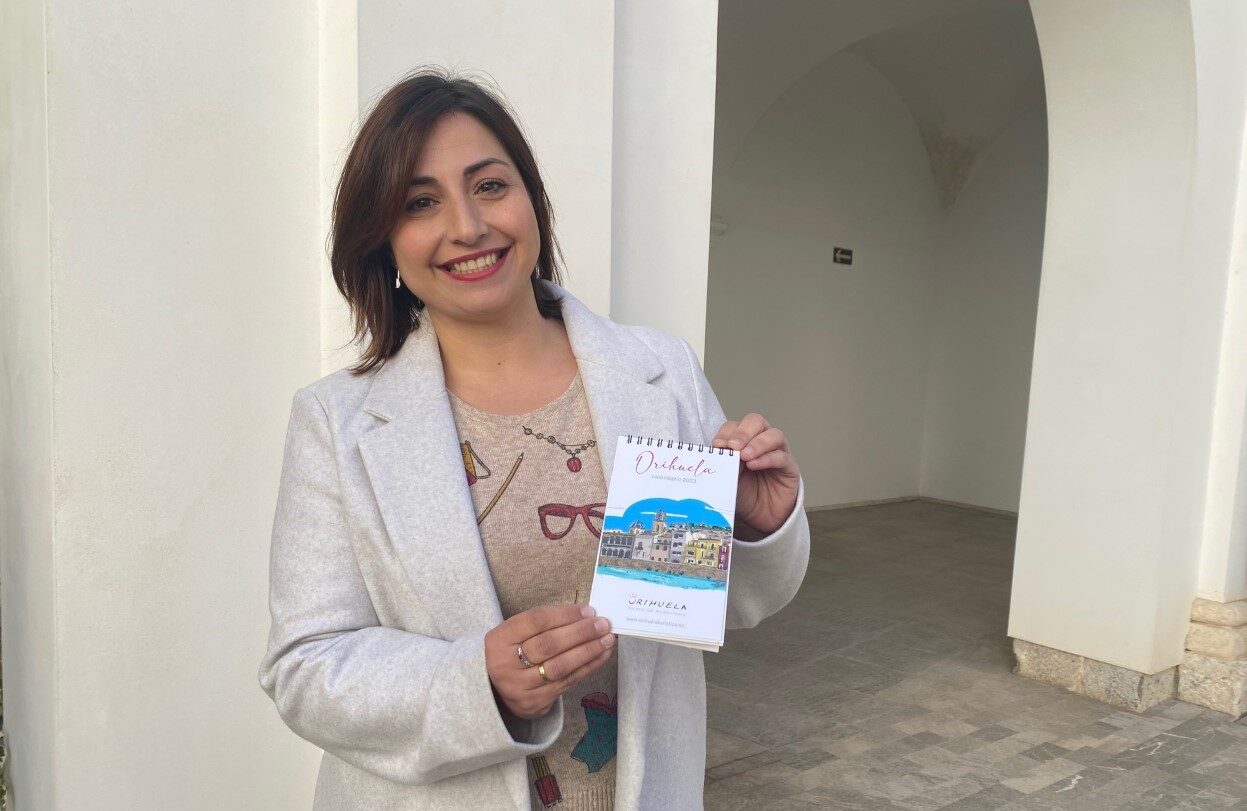 El calendario de turismo de Orihuela 2023 recrea con dibujos los atractivos turísticos del municipio