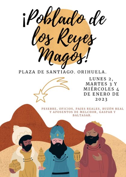 Orihuela Costa, evento: Entrega de cartas para Reyes Magos en los buzones, dentro de la programación de actos navideños 2022 con la campaña ‘La auténtica Navidad está cerca de ti. Descúbrela en Orihuela’ organizada por el Ayuntamiento