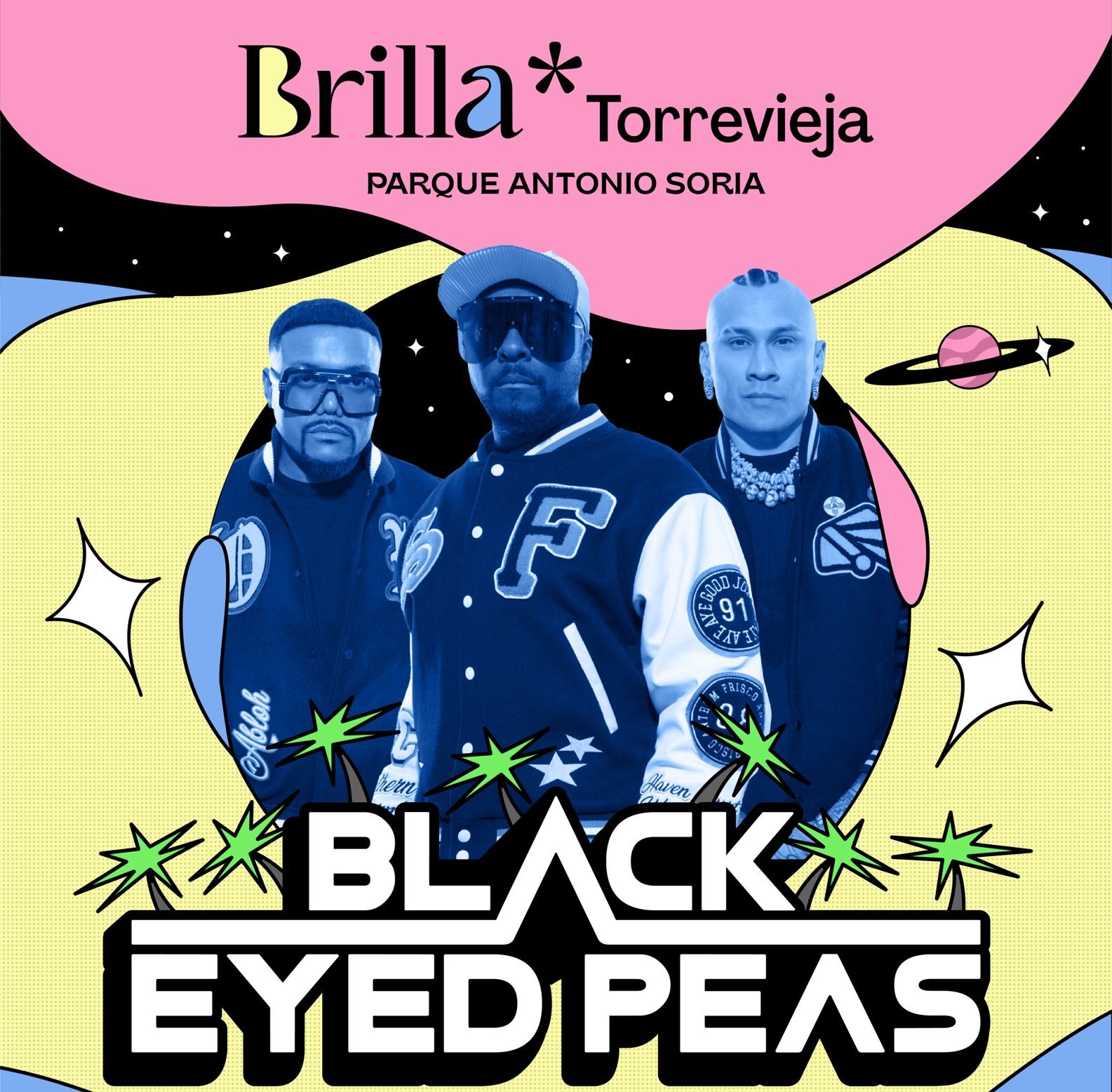 Black Eyed Peas, cabeza de cartel de la tercera edición del Festival Brilla Torrevieja
