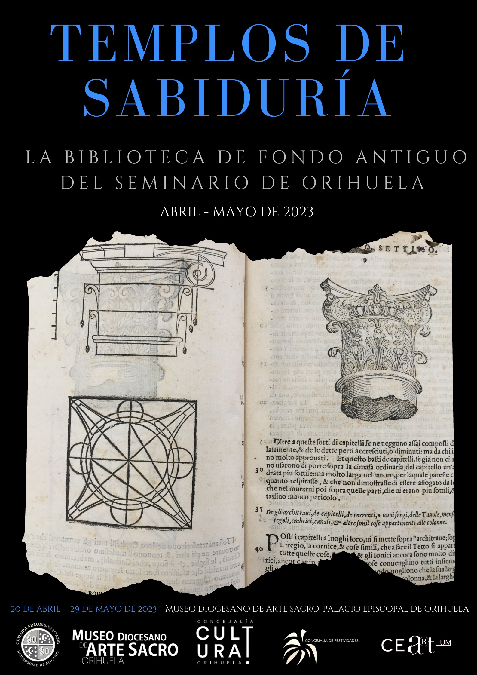 El Museo de Arte Sacro reúne 50 libros de los siglos XV al XVIII de la Biblioteca del Seminario de Orihuela
