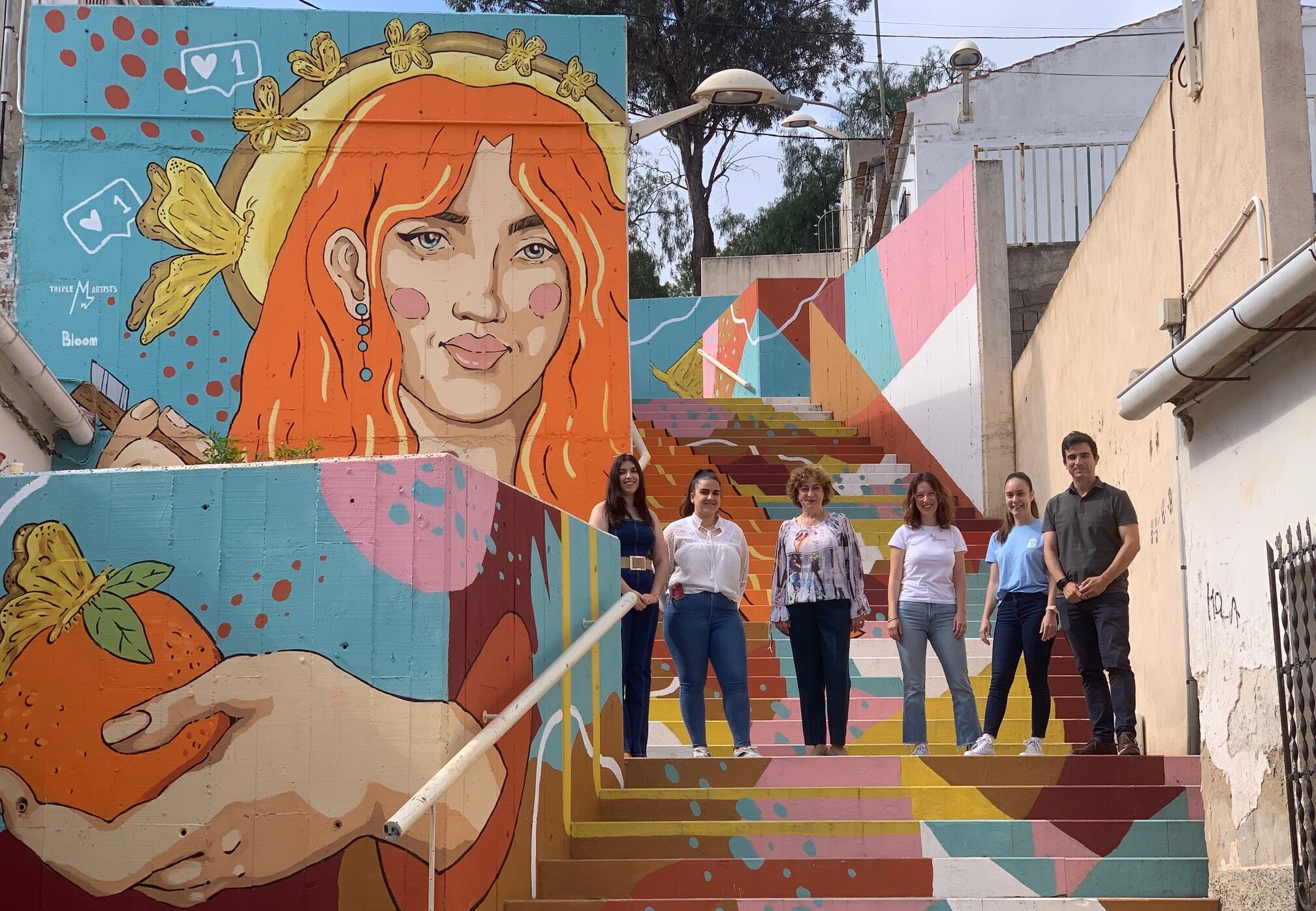 El arte urbano llega al barrio del Cabezo en Bigastro