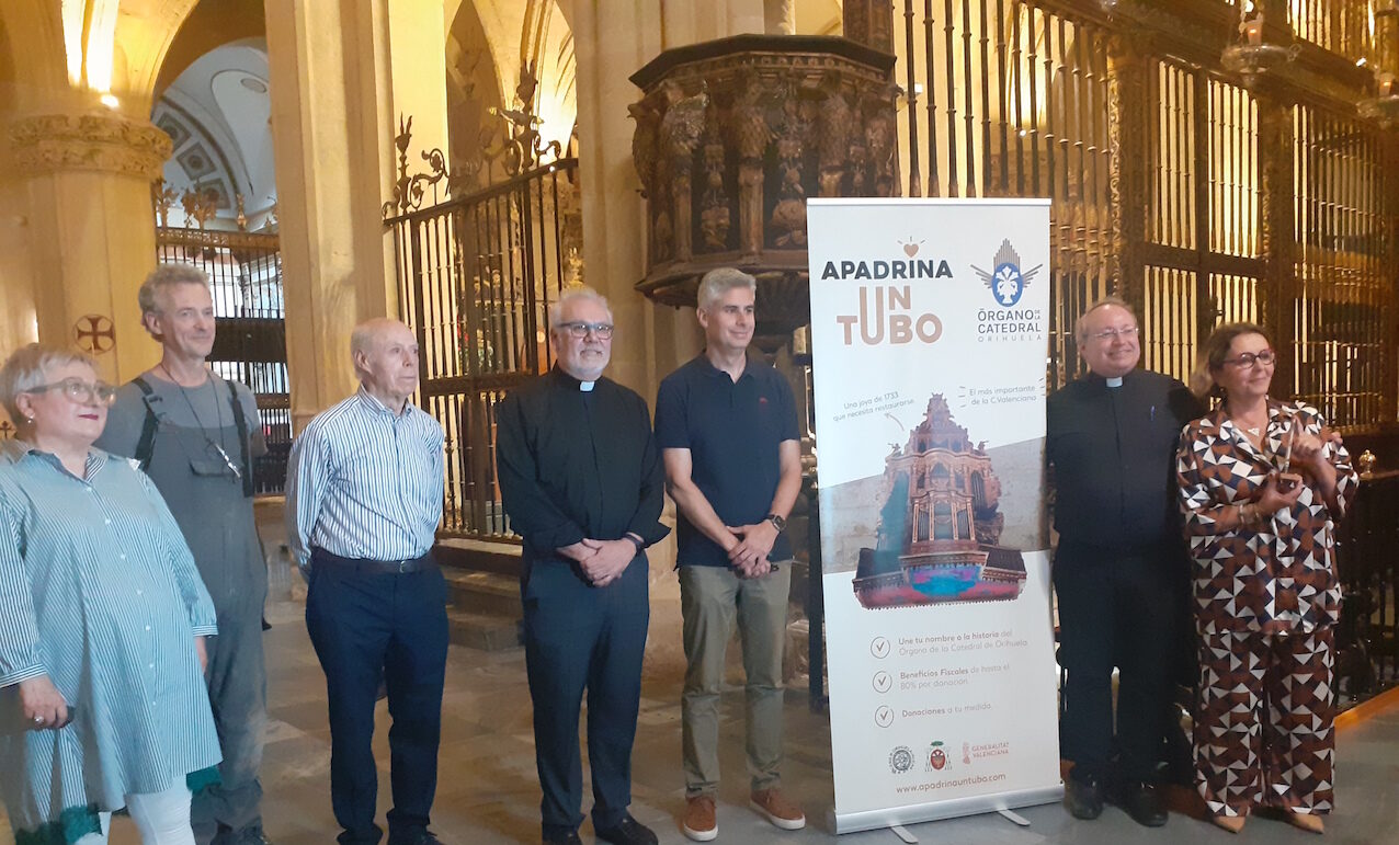 'Apadrina un tubo' para sufragar la restauración histórica del órgano de la catedral de Orihuela