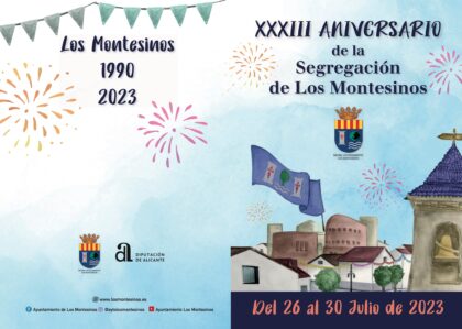 Los Montesinos, evento: Celebración de la misa en conmemoración del 33º aniversario de la Segregación, dentro de los actos de las fiestas del XXXIII aniversario de la Segregación del municipio