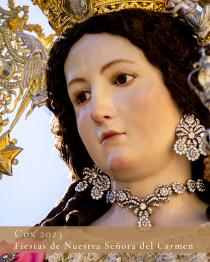 Cox, evento: Desfile general de las comparsas del bando moro con corte infantil y mayor de Reinas y Damas, dentro de los actos de las fiestas patronales en honor a la Virgen del Carmen organizados por la Concejalía de Fiestas