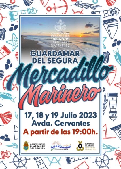 Guardamar del Segura, evento: Apertura del mercadillo marinero, dentro de las fiestas patronales de Moros y Cristianos en honor a San Jaime 2023