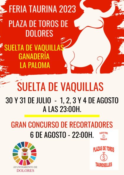 Dolores, evento: Apertura al público y recepción de animales del XXVII Mercado Nacional de Ganado Selecto, dentro de los actos de la Feria de Ganado (FEGADO) organizados por la Asociación de Ganaderos y Ayuntamiento