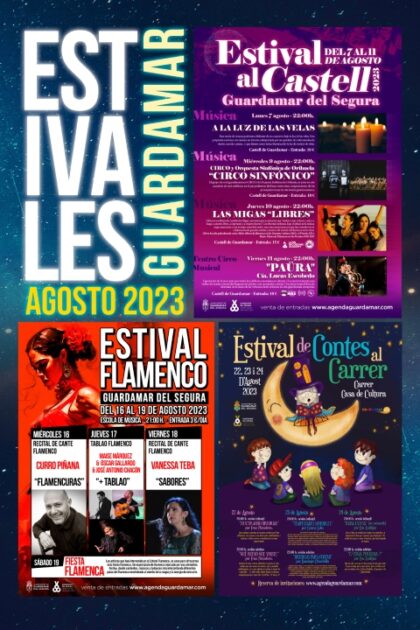 Guardamar del Segura, evento cultural: Recital de cante flamenco 'Flamencuras', por el 'cantaor' Curro Piñana, en el 'Estival flamenco', dentro de la agenda municipal de agosto de 2023 del Ayuntamiento