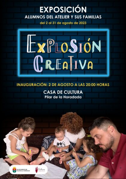 Pilar de la Horadada, evento: Inauguración de la exposición 'Explosión creativa', de los alumnos del Atelier y sus familias, organizada por la Concejalía de Cultura